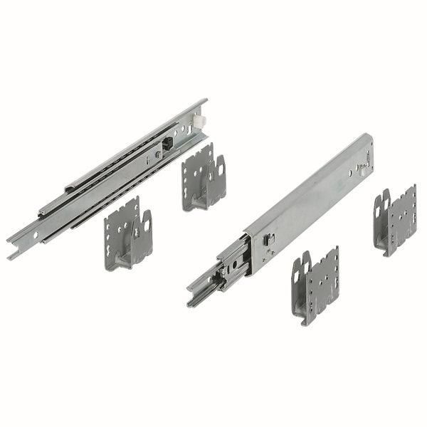 Hafele Çekmece Ray Seti Stoperli Gri 400x29,5mm