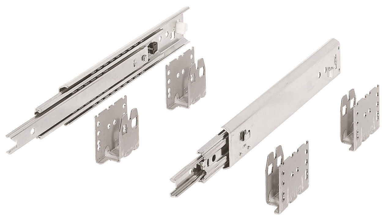 Häfele Bilyalı Çekmece Rayı 555mm - Açık Gri 70 kg 425.05.967