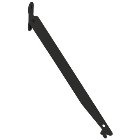 Hafele Klape Desteği Siyah Sağ 192mm