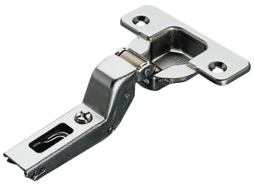 Häfele Metalla 510 A/SM 94° Gizli menteşe kalın kapılar 40 mm Nikel kaplama 329.49.603