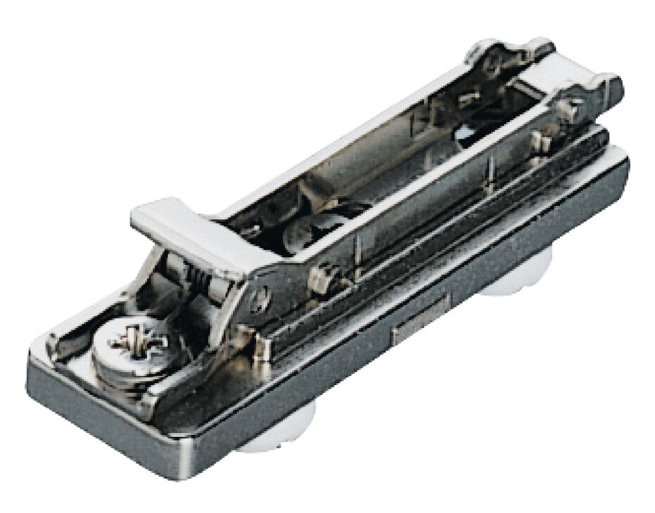 Häfele Metalla 510 SM Menteşe tabanı Zamak önceden BAP7R09 10 mm Nikel kaplama 329.67.010