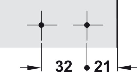 Häfele Metalla 510 SM Menteşe tabanı Zamak sunta Nikel kaplama 329.67.043