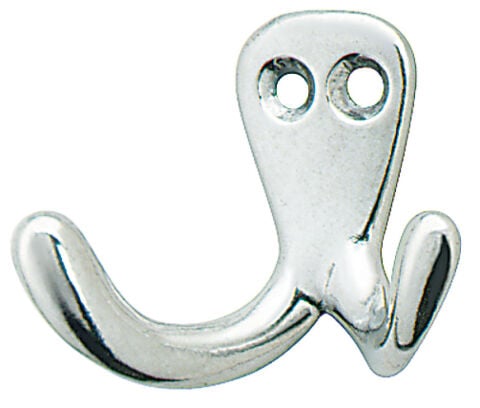 Gardırop askısı, Alüminyum, Parlak, 2 Kancalı, Hafele Deco