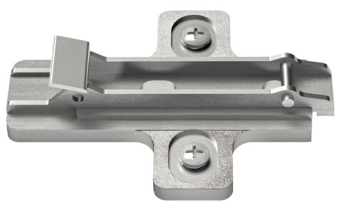 Häfele Metalla 510 SM Haç tipi menteşe tabanı Zamak 2 mm Nikel kaplama 329.71.506