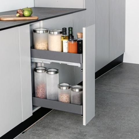 Hafele K-LINE 20 Tezgah Altı Kiler Antrasit 200mm