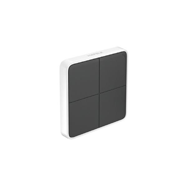 Hafele Connect MESH Duvar Anahtarı 4lü Siyah