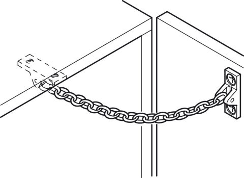 Hafele Sınırlayıcı pirinç parlak 200mm - 372.35.813