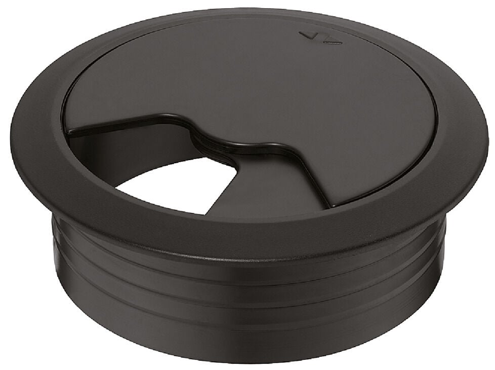 Häfele Kablo kapağı 71 veya 91 mm - 80 mm Siyah 428.96.304