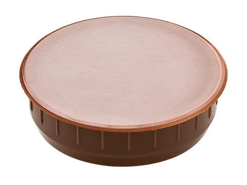 Häfele Üst kapak Bastırark montaj - 38 mm Sepya kahverengi RAL 8014 340.41.104