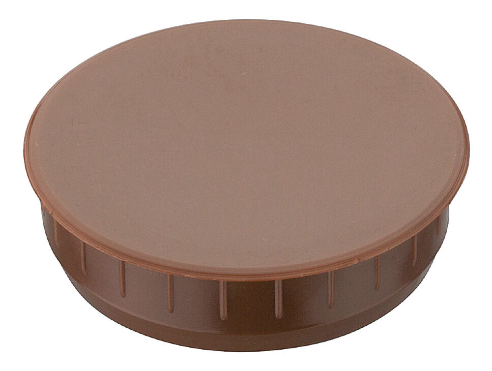Häfele Üst kapak Bastırark montaj - 38 mm Sepya kahverengi RAL 8014 340.41.104