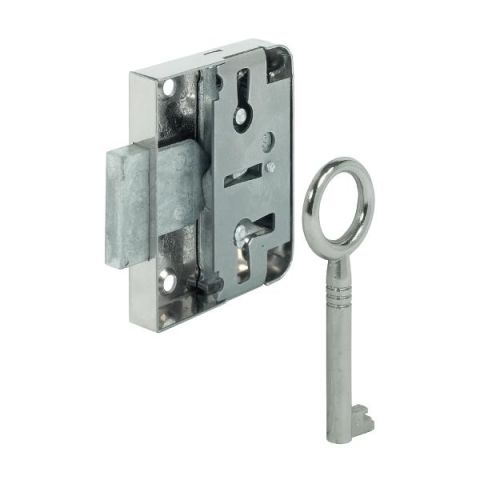 Hafele Sürgülü Kilit Çelik Nikel Kaplama 30mm