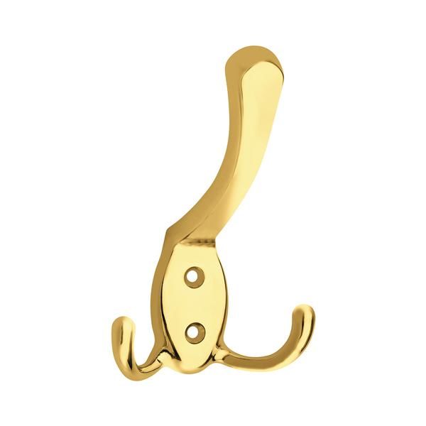 Hafele EDDIL II Vestiyer Askısı Parlak Pirinç 75x123x20mm
