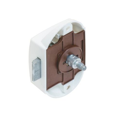Hafele Basmalı Sürgü Kilit Beyaz 25mm