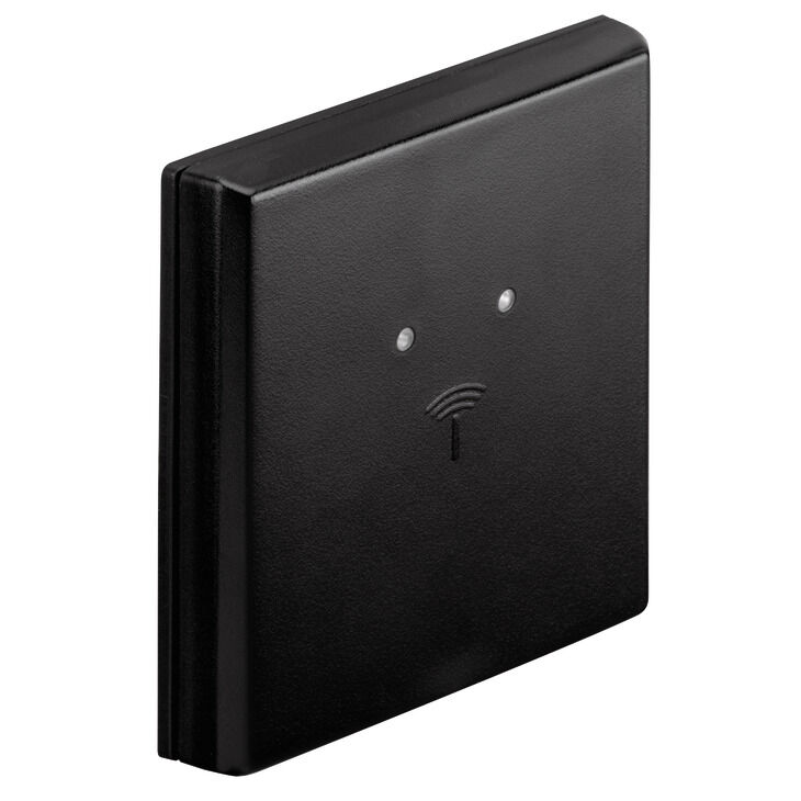 Häfele Dialock WT 300 Duvar terminal seti 81x81x12 mm Siyah Sıva altı IP40 917.91.113