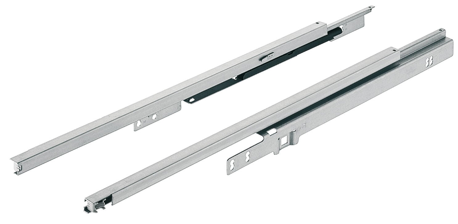 Häfele Matrix Runner OC P16 Çekmece rayları tek açılım Çinko kaplama Galvaniz kaplama 16 429.62.812