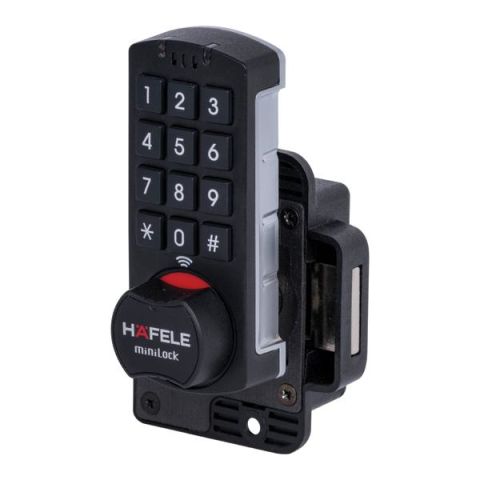 Hafele MINILOCK Elektronik İspanyolet Kilit D=15mm
