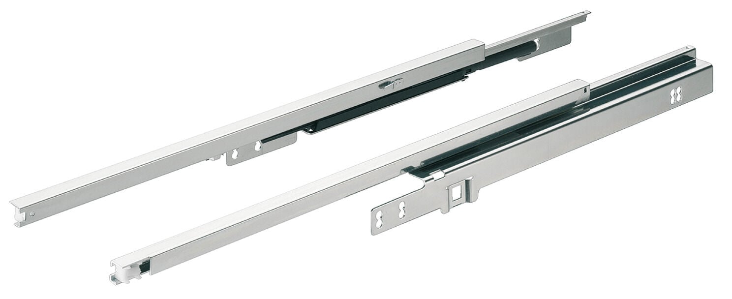 Häfele Matrix Runner OC P16 Çekmece rayları tek açılım Çinko kaplama Galvaniz kaplama 16 429.62.958