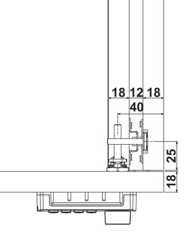 Häfele Rakam Kombinasyonlu Kilit Mini Lock Merkezi Yüzeye Montaj 225.12.352