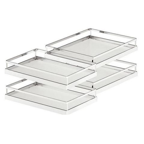 Hafele MAGIC CORNER Sepet Arena Style Krom 86cm