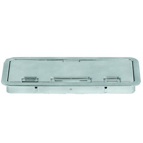 Hafele TOMBO Kablo kapağı dikd. alü. 262x118mm