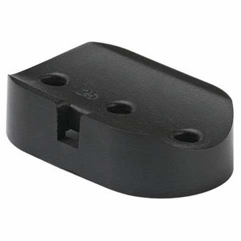 Hafele Zemin Koruyucu Siyah Üst Parça 20mm boru için