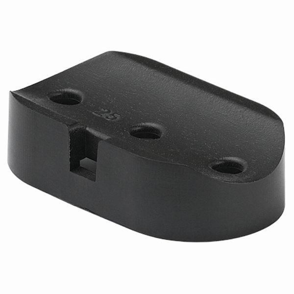 Hafele Zemin Koruyucu Siyah Üst Parça 25mm boru için