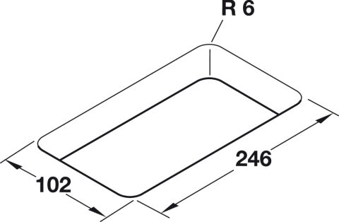 Häfele Kablo kılavuzu dikdörtgen 3 kayar kablo barelli 262x119 mm 242 mm Gri 429.99.575