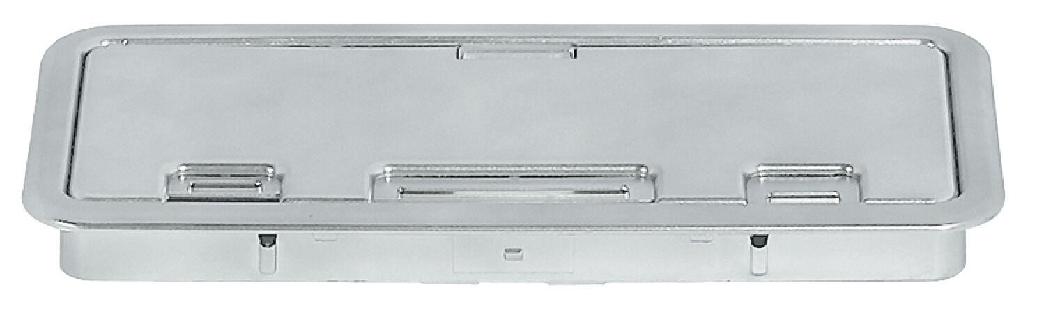 Häfele Kablo kılavuzu dikdörtgen 3 kayar kablo barelli 262x119 mm 242 mm Gri 429.99.575