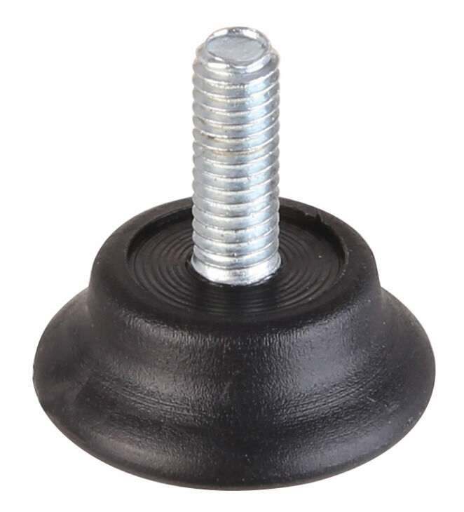 Häfele M6 Baza Ayar Donanımı Baza Ayar Vidası 25 mm 14 mm Plastik: Siyah Çelik: Mat 651.00.001