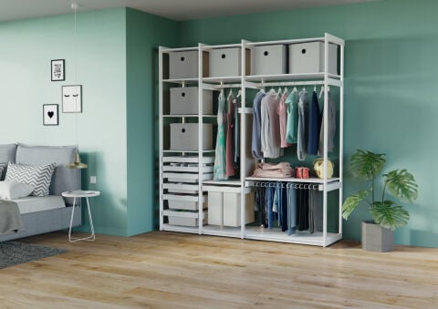 Yedek bağlantı elemanı seti, Hafele Dresscode, ray