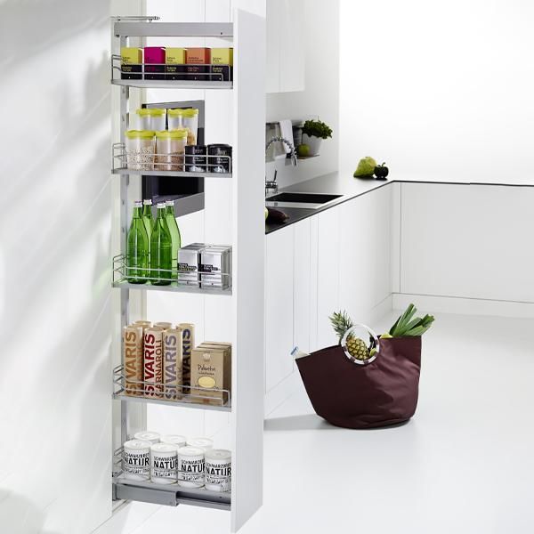 Hafele DISPENSA 90° Boy kiler,300,A.Clas.,g.gri