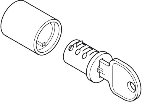 Häfele Symo EC Yaylı sürgülü kilit seren mesafesi 25 mm 18 mm Siyah sol 232.37.324