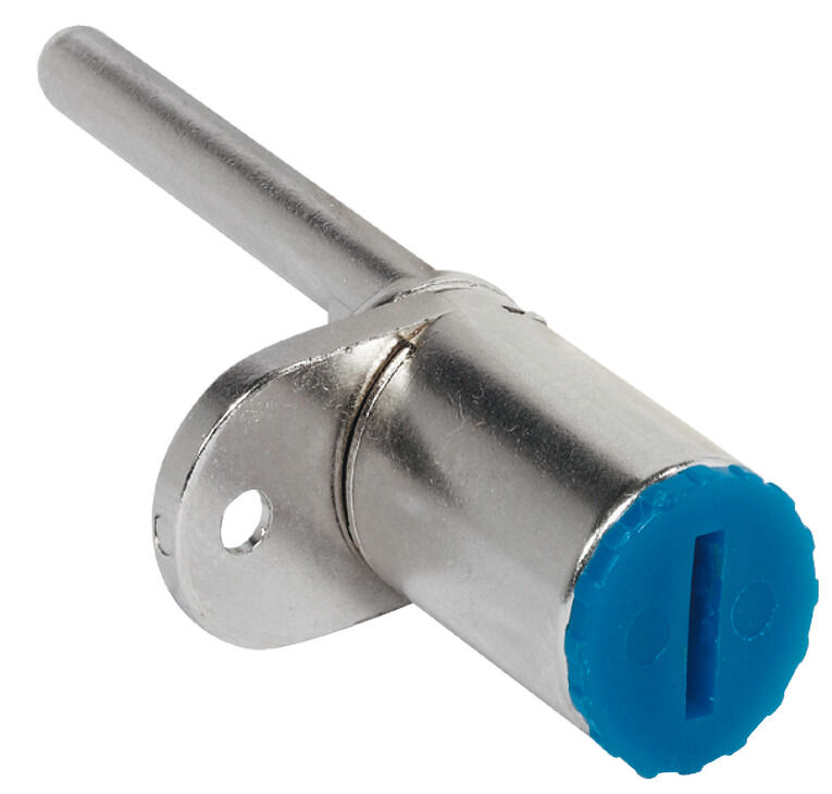 Häfele Symo EC Merkezi kilitleme döner silindirli kilit 18 mm Nikel kaplama Mat 234.98.650
