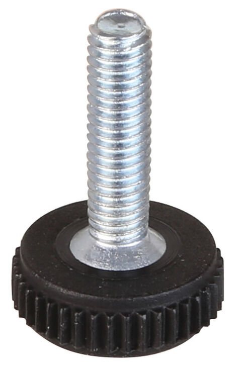 Häfele M6 Baza Ayar Donanımı Baza Ayar Vidası 29 mm 22 mm Plastik: Siyah Çelik: Mat 651.15.303