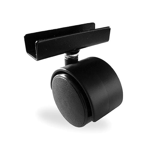 Hafele ROLLER04 Mobilya Tekerleği Frensiz Siyah Ø50x62mm