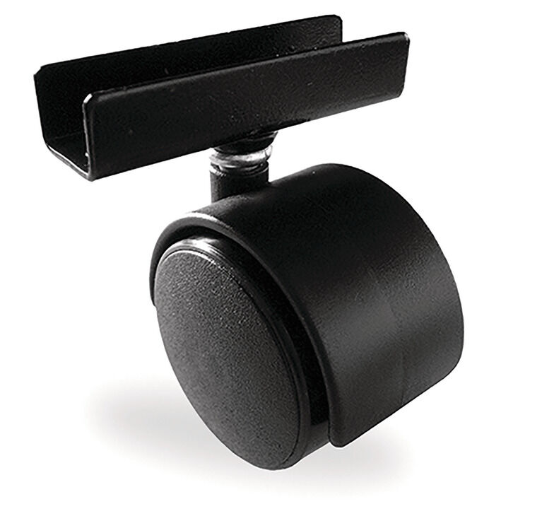 Häfele ROLLER04 - İkiz Tekerlek 50 mm 62 mm Siyah Mat Plakalı 660.03.320