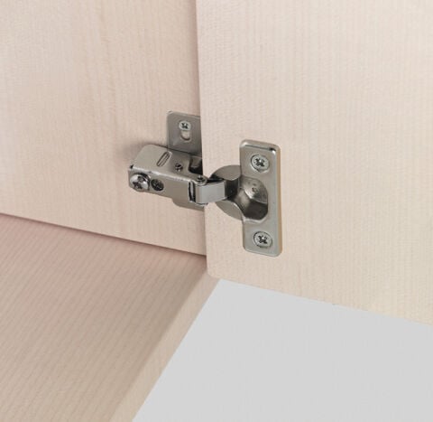 Häfele Metalla 130 Mini SA Kısa Kollu Menteşeler 26 mm Nikel kaplama 343.80.720