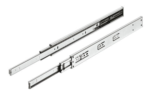 Bilyalı raylar, Hafele Matrix Runner BB A, tam açılım, en