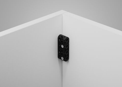 Häfele Ixconnect UC 16/64 Evrensel bağlantı elemanı 64x16x16 mm Kuzgun siyahı 262.00.100