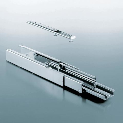 Hafele DISPENSA 90° Boy Kiler Rayı Mat Beyaz 100kg