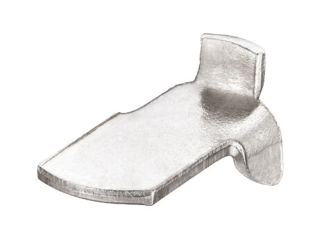 Hafele Shelf support Steel nickel-plated - 283.68.006