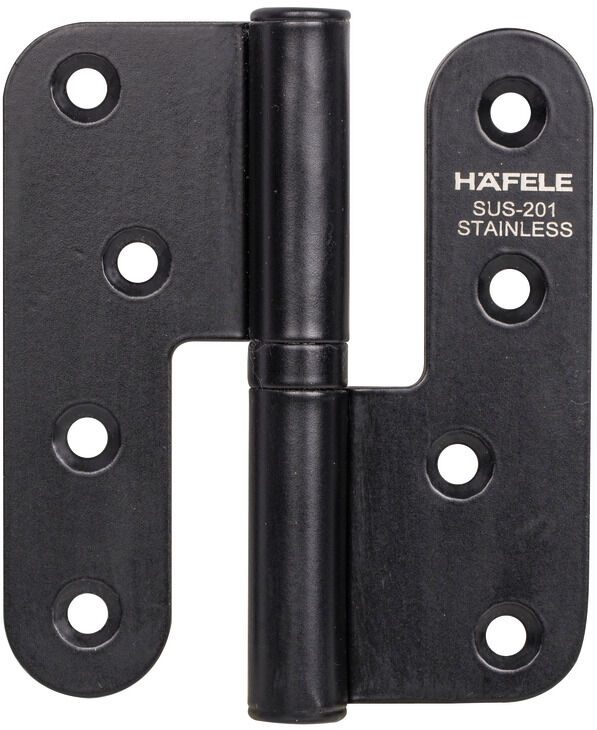 Häfele BH08 Çıkabilen Yaprak Menteşe 2 Menteşe İle 60 14 mm Siyah Mat DIN sağ 926.45.045