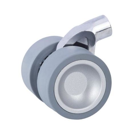 Hafele FAT İkiz Mobilya Tekerleği Frensiz Gri Ø75x87mm