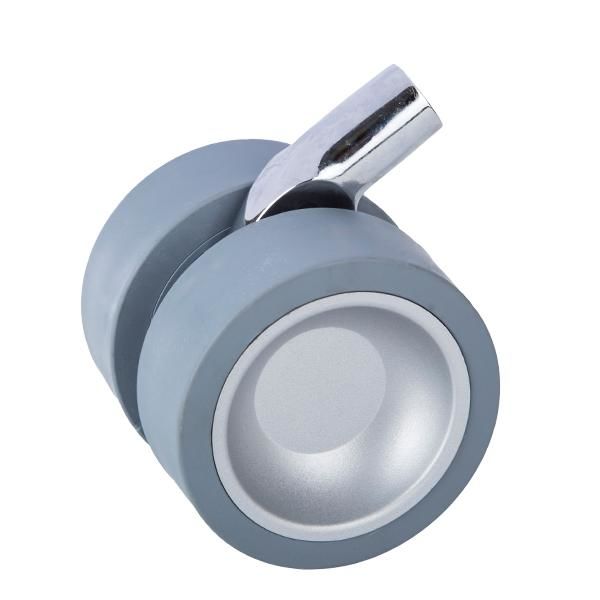 Hafele FAT İkiz Mobilya Tekerleği Frensiz Gri Ø75x87mm