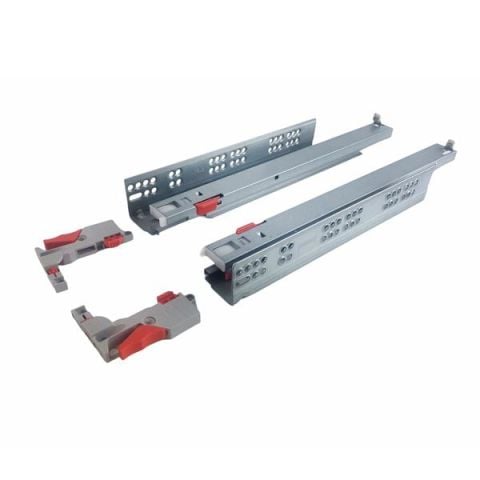 Hafele POW Gizli ray, tam aç. yvş 30kg 18/300mm