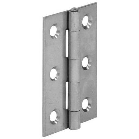 Hafele FONZO Yaprak Menteşe Sabit Mil Paslanmaz Çelik 60x34mm