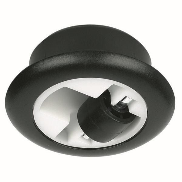 Hafele RENE01 Gömme Tekerlek Sert Siyah Ø54x8mm