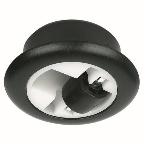 Hafele RENE01 Gömme Tekerlek Sert Siyah Ø54x8mm