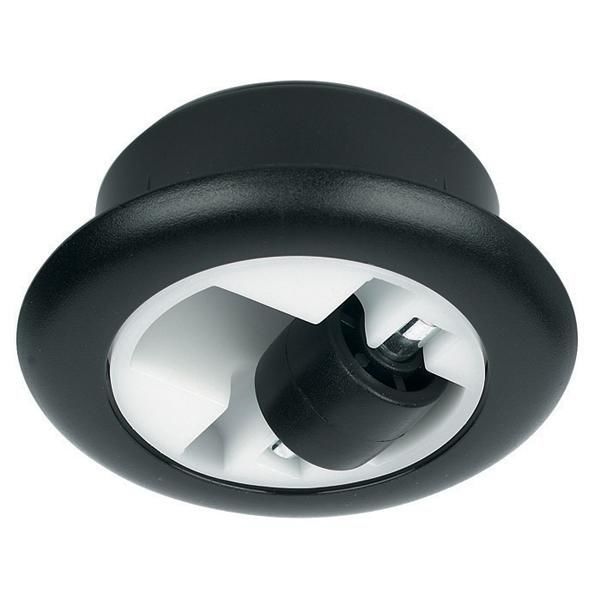 Hafele RENE01 Gömme Tekerlek Yumuşak Siyah Ø54x8mm