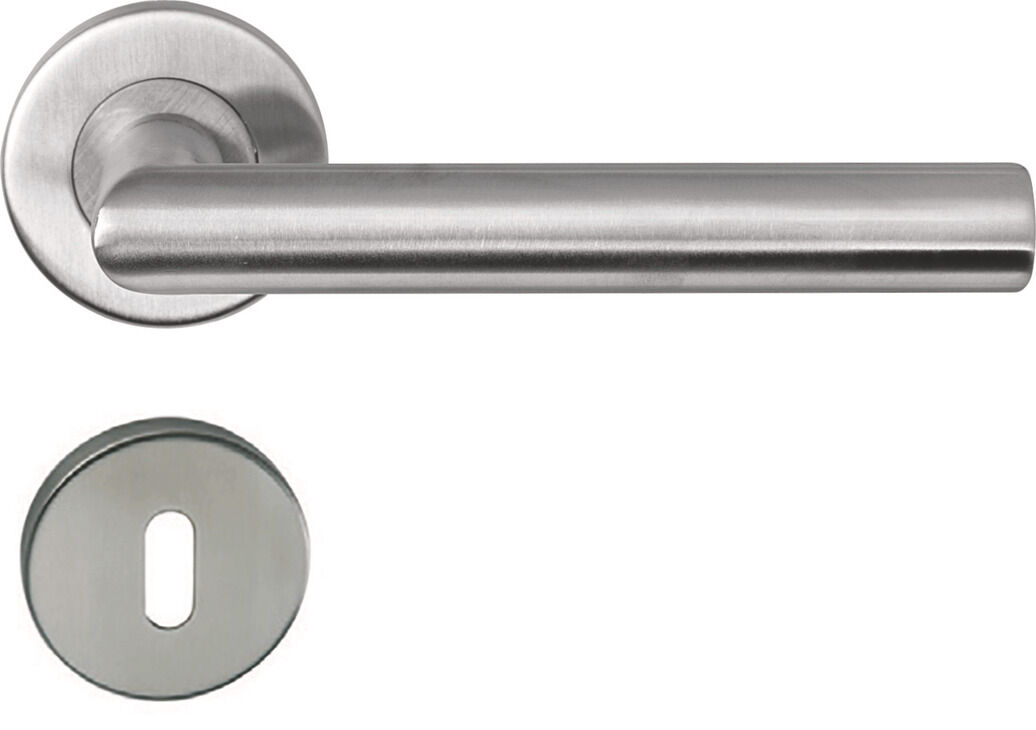 Häfele WERNER-M Kapı Kolu Seti Paslanmaz Çelik 304 53 mm Paslanmaz çelik renkli DIN 902.99.568